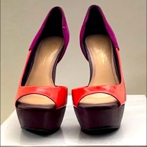 Jessica Simpson Platform Open Toes Heels